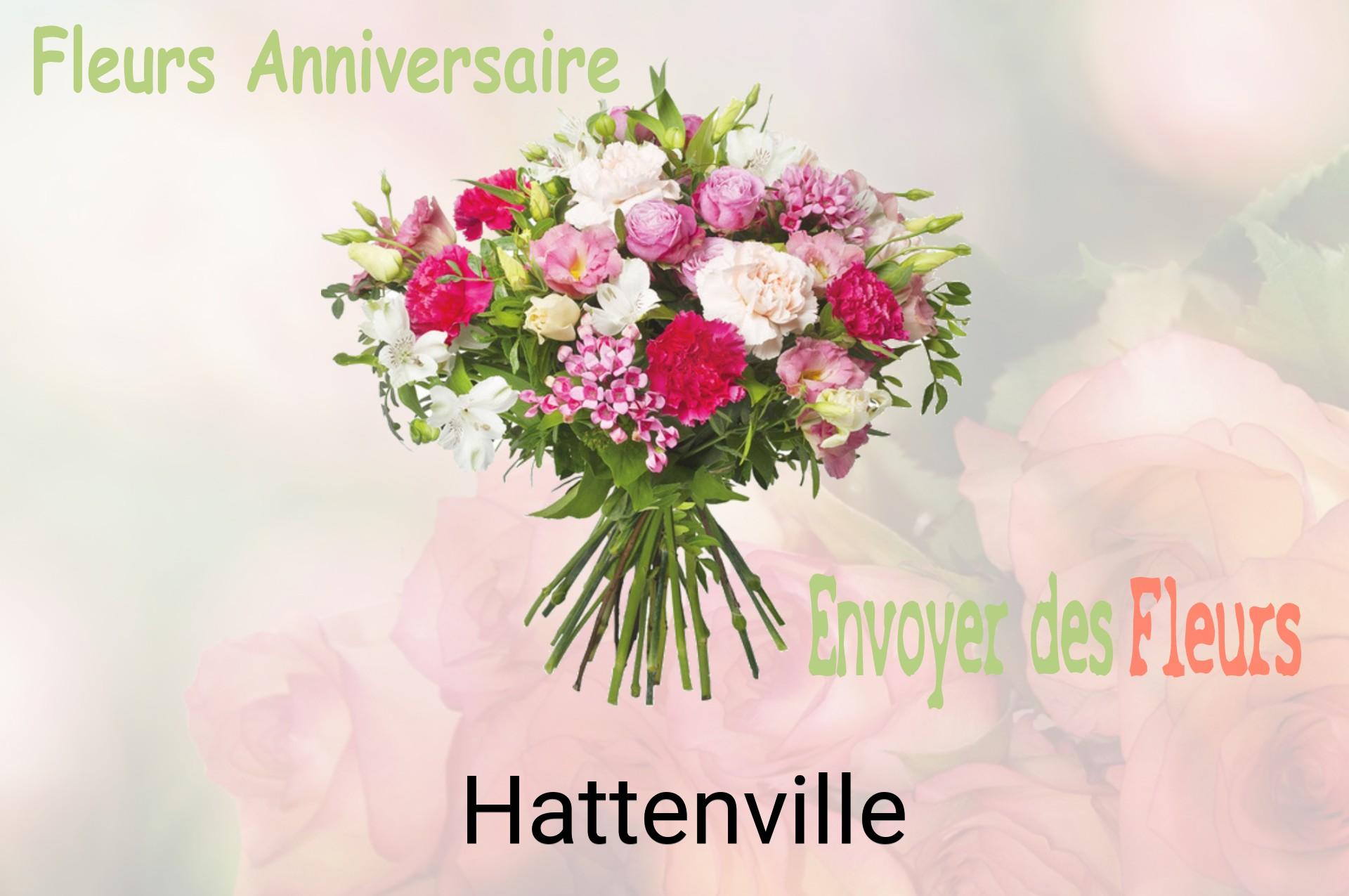 Bouquet de fleurs d’anniversaire livré à Hattenville